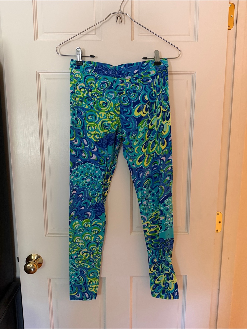 Lilly Pulitzer Girls Maia Lilly Lagoon Print Leggings